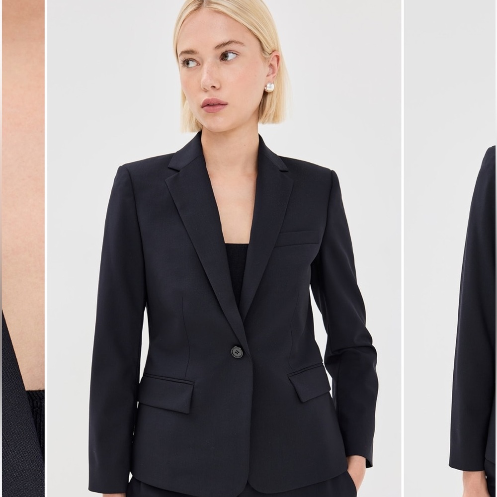 Theory Classic Black Blazer Size 6